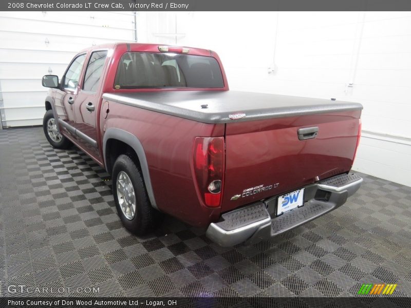 Victory Red / Ebony 2008 Chevrolet Colorado LT Crew Cab