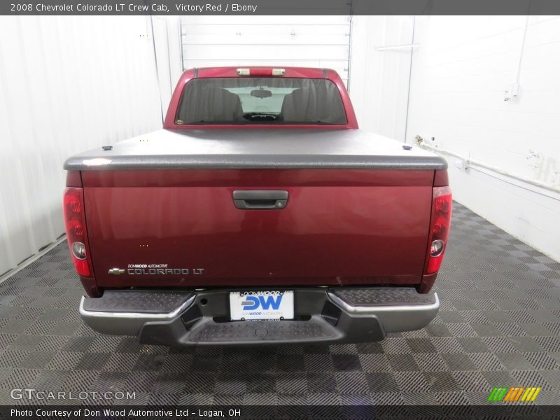 Victory Red / Ebony 2008 Chevrolet Colorado LT Crew Cab