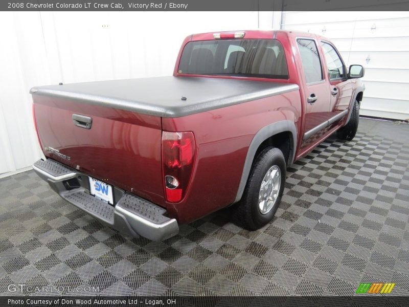 Victory Red / Ebony 2008 Chevrolet Colorado LT Crew Cab