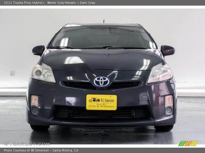 Winter Gray Metallic / Dark Gray 2011 Toyota Prius Hybrid I