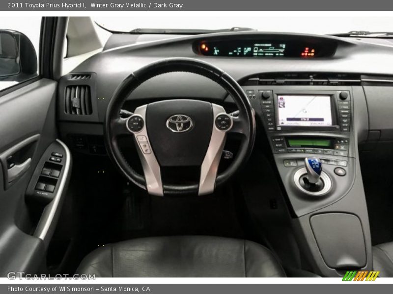 Winter Gray Metallic / Dark Gray 2011 Toyota Prius Hybrid I