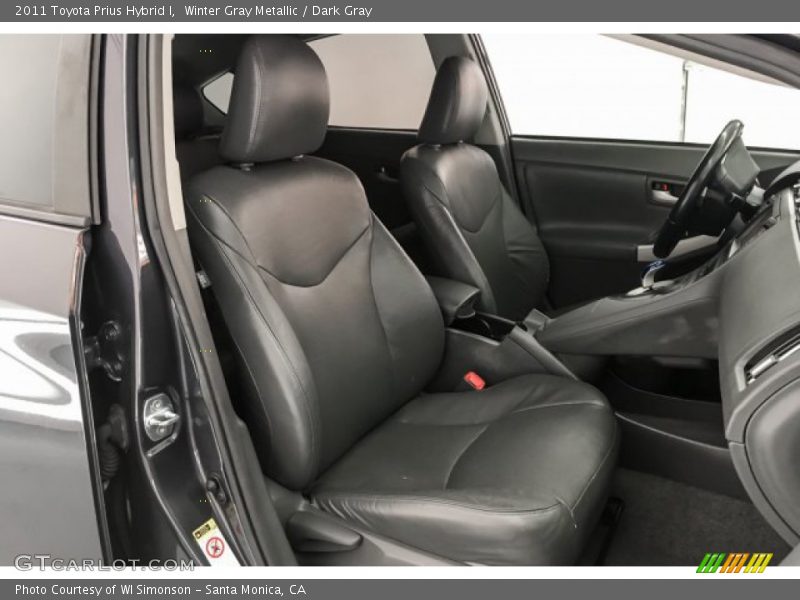 Winter Gray Metallic / Dark Gray 2011 Toyota Prius Hybrid I