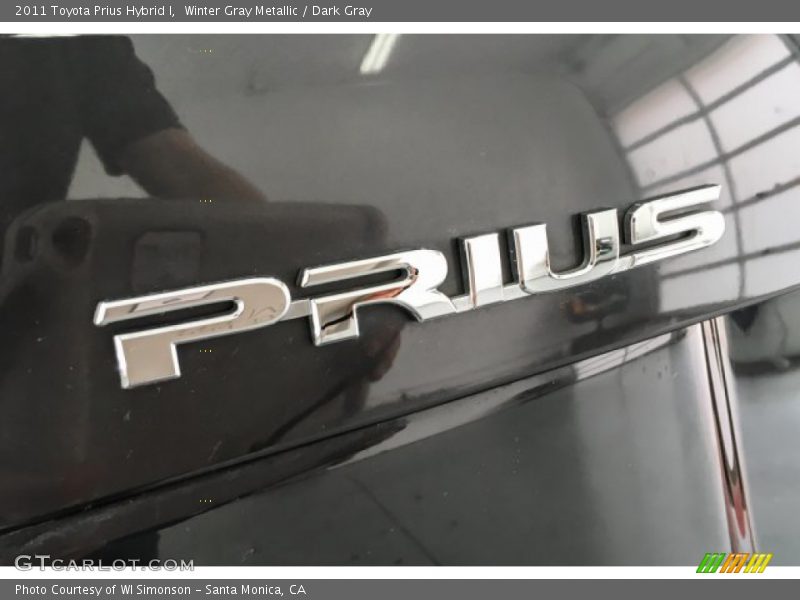 Winter Gray Metallic / Dark Gray 2011 Toyota Prius Hybrid I
