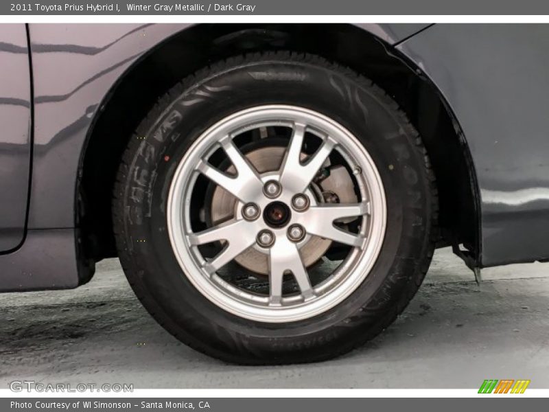 Winter Gray Metallic / Dark Gray 2011 Toyota Prius Hybrid I