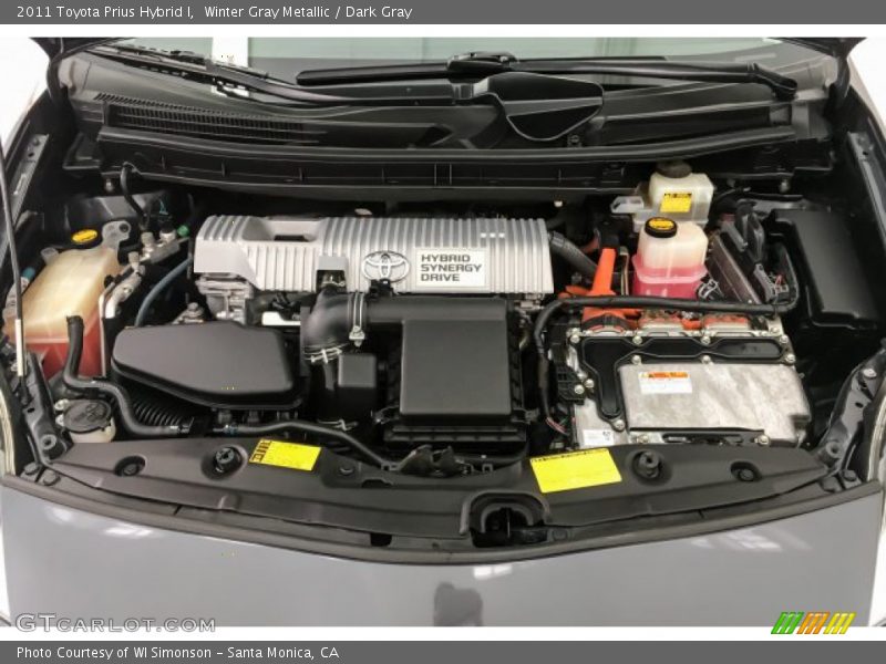 Winter Gray Metallic / Dark Gray 2011 Toyota Prius Hybrid I