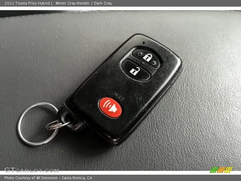 Winter Gray Metallic / Dark Gray 2011 Toyota Prius Hybrid I