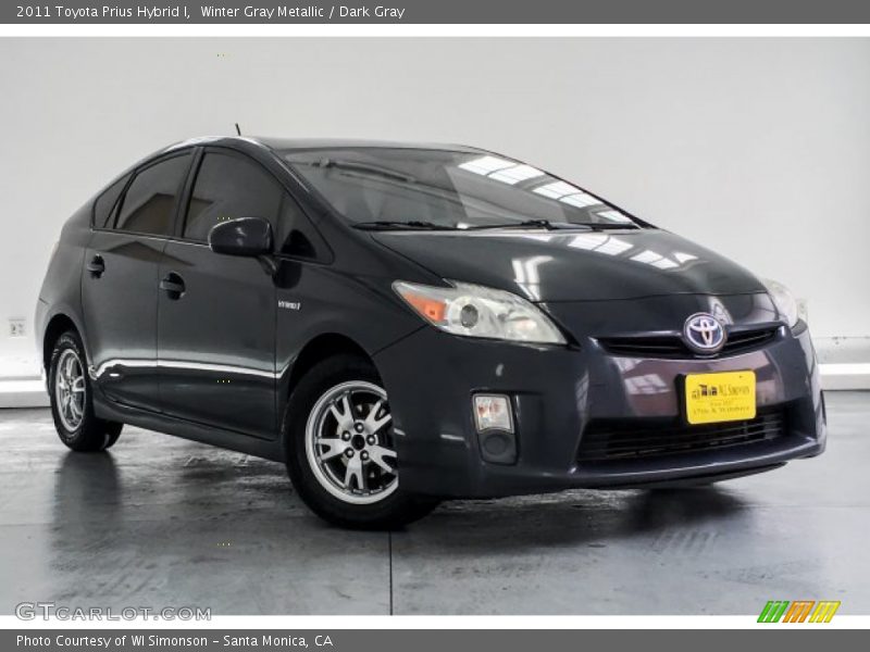 Winter Gray Metallic / Dark Gray 2011 Toyota Prius Hybrid I