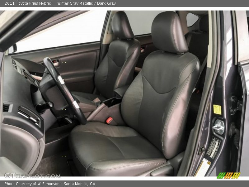 Winter Gray Metallic / Dark Gray 2011 Toyota Prius Hybrid I