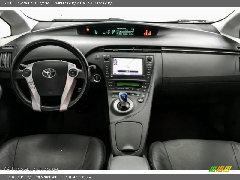 Winter Gray Metallic / Dark Gray 2011 Toyota Prius Hybrid I