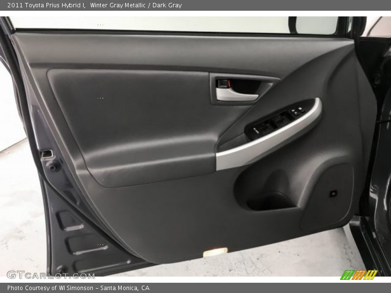 Winter Gray Metallic / Dark Gray 2011 Toyota Prius Hybrid I