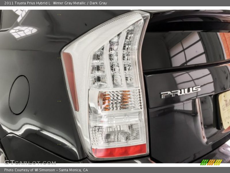 Winter Gray Metallic / Dark Gray 2011 Toyota Prius Hybrid I