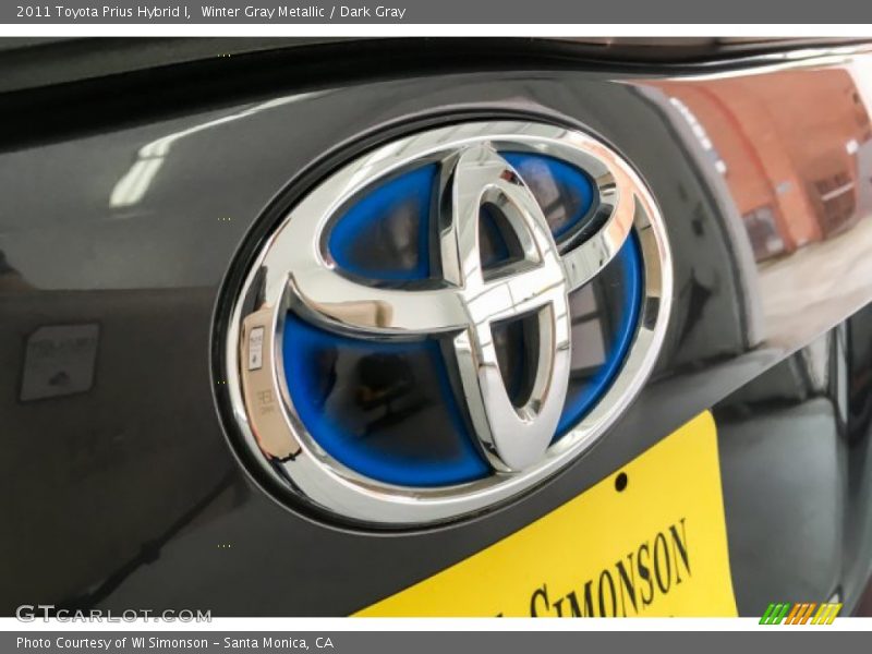 Winter Gray Metallic / Dark Gray 2011 Toyota Prius Hybrid I
