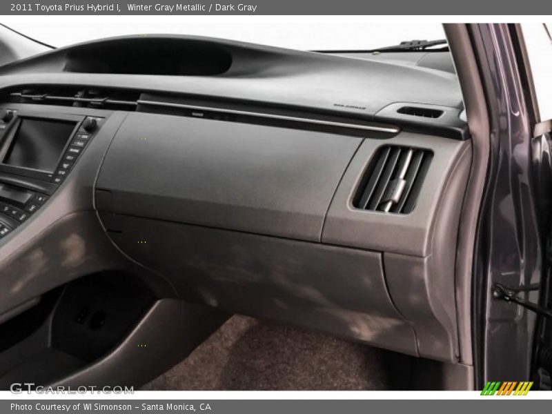 Winter Gray Metallic / Dark Gray 2011 Toyota Prius Hybrid I