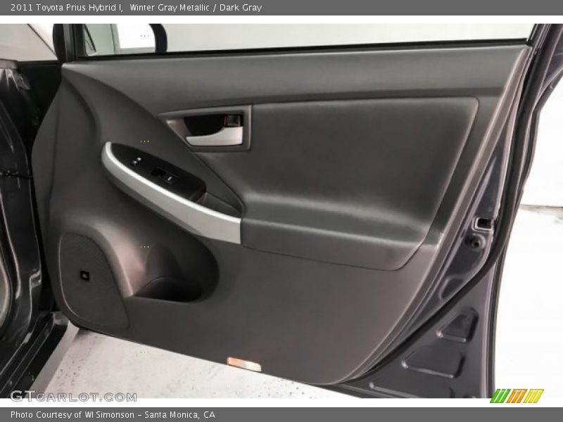 Winter Gray Metallic / Dark Gray 2011 Toyota Prius Hybrid I