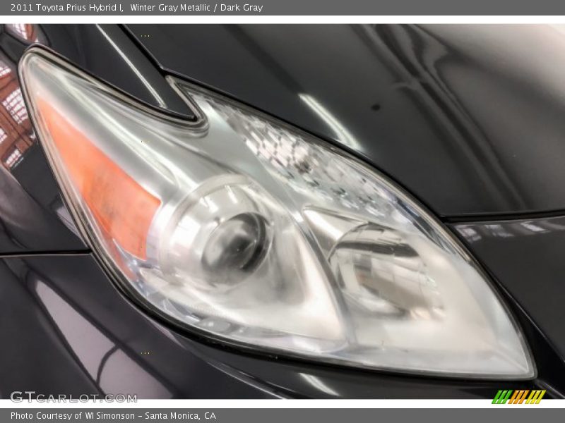 Winter Gray Metallic / Dark Gray 2011 Toyota Prius Hybrid I