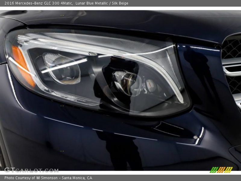 Lunar Blue Metallic / Silk Beige 2016 Mercedes-Benz GLC 300 4Matic