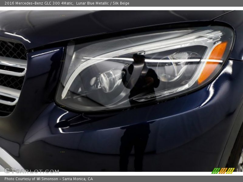 Lunar Blue Metallic / Silk Beige 2016 Mercedes-Benz GLC 300 4Matic