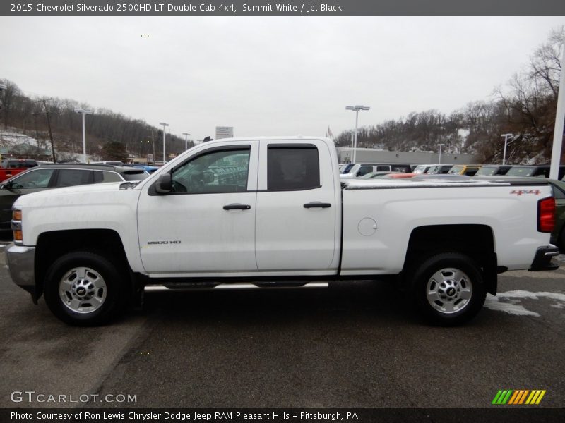 Summit White / Jet Black 2015 Chevrolet Silverado 2500HD LT Double Cab 4x4