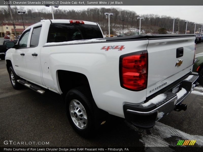 Summit White / Jet Black 2015 Chevrolet Silverado 2500HD LT Double Cab 4x4