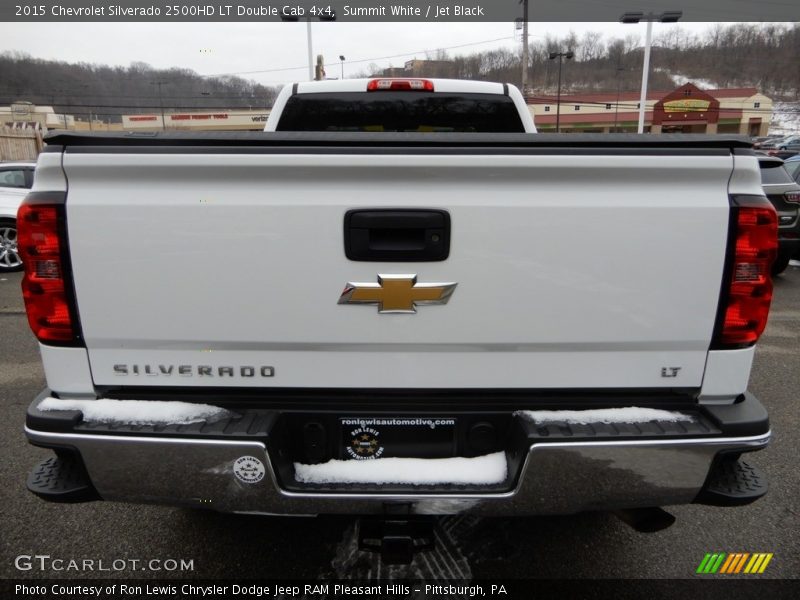Summit White / Jet Black 2015 Chevrolet Silverado 2500HD LT Double Cab 4x4