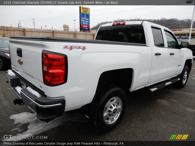 Summit White / Jet Black 2015 Chevrolet Silverado 2500HD LT Double Cab 4x4