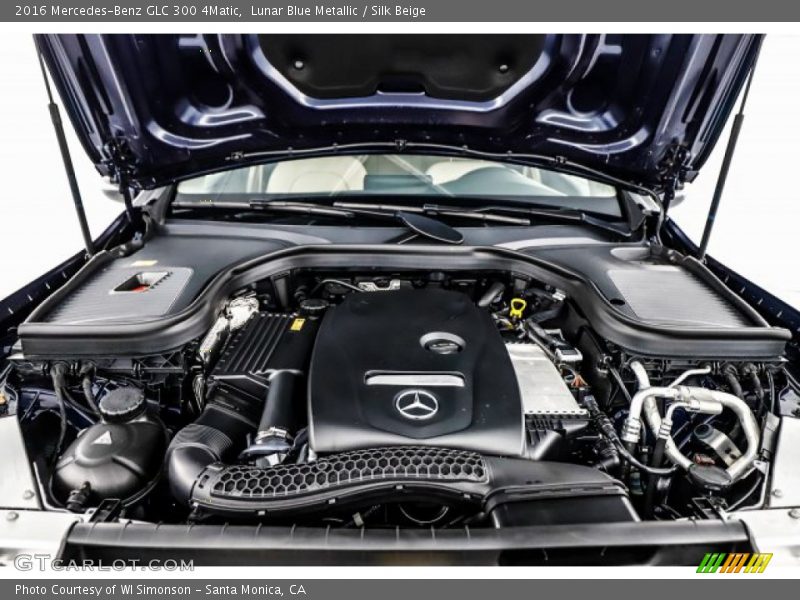 Lunar Blue Metallic / Silk Beige 2016 Mercedes-Benz GLC 300 4Matic