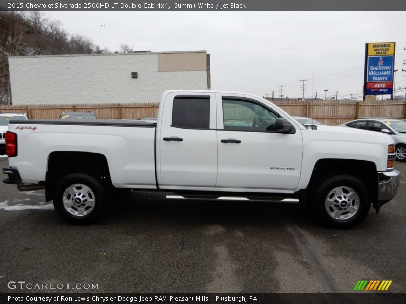 Summit White / Jet Black 2015 Chevrolet Silverado 2500HD LT Double Cab 4x4