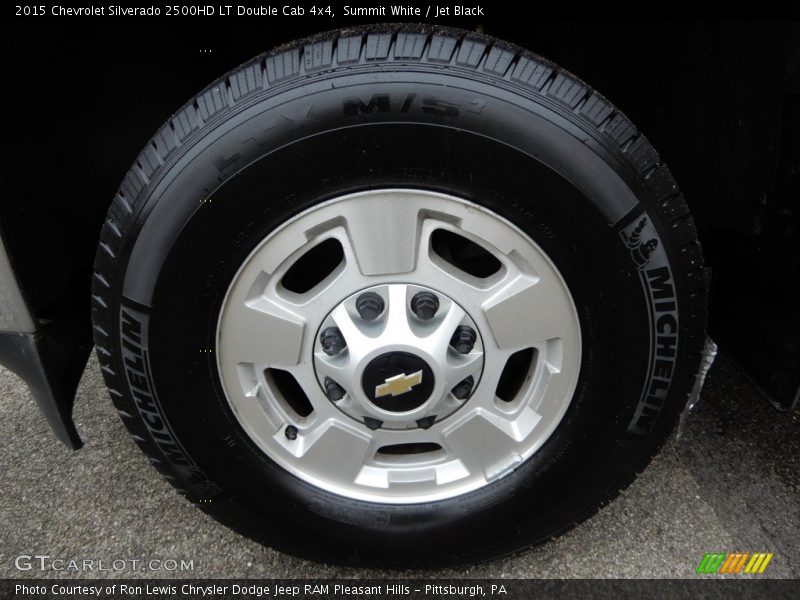 Summit White / Jet Black 2015 Chevrolet Silverado 2500HD LT Double Cab 4x4