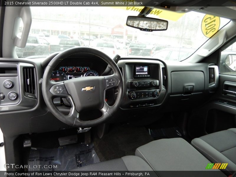 Summit White / Jet Black 2015 Chevrolet Silverado 2500HD LT Double Cab 4x4