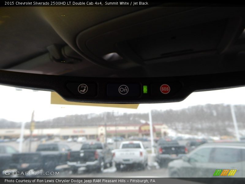 Summit White / Jet Black 2015 Chevrolet Silverado 2500HD LT Double Cab 4x4
