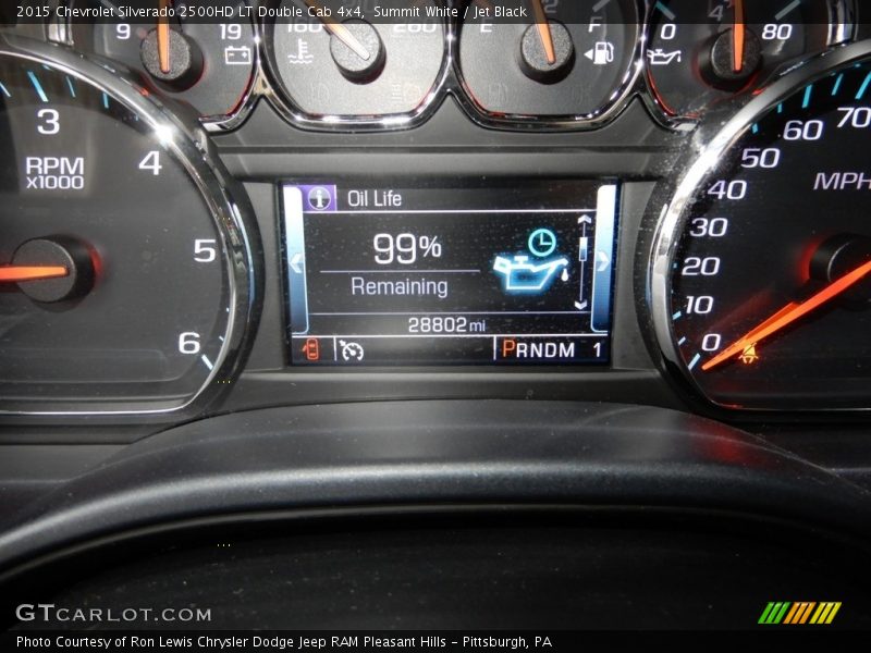 Summit White / Jet Black 2015 Chevrolet Silverado 2500HD LT Double Cab 4x4
