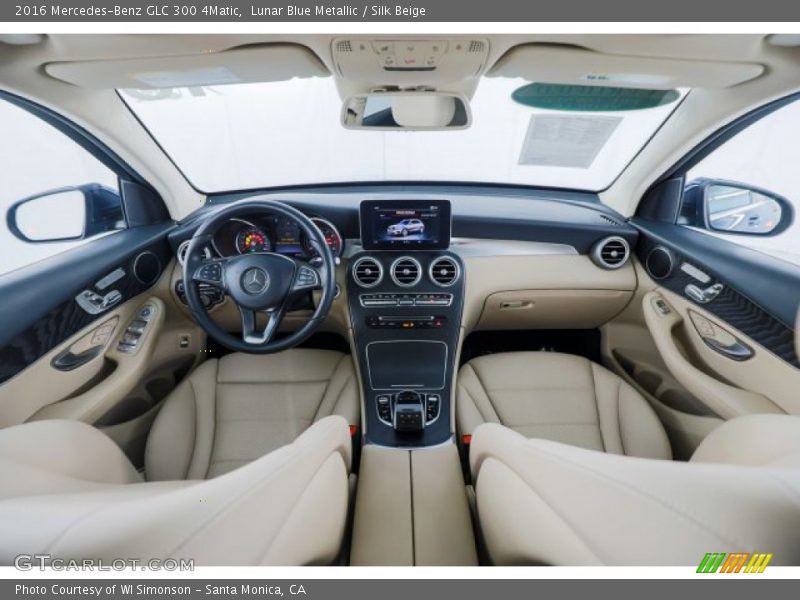 Lunar Blue Metallic / Silk Beige 2016 Mercedes-Benz GLC 300 4Matic