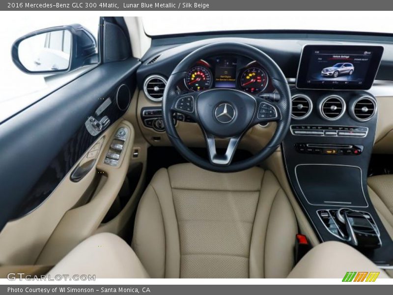 Lunar Blue Metallic / Silk Beige 2016 Mercedes-Benz GLC 300 4Matic