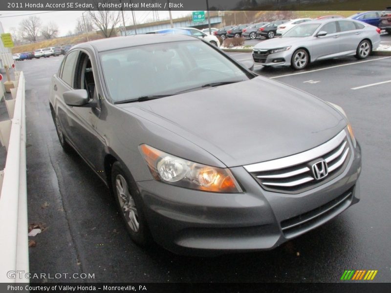 Polished Metal Metallic / Black 2011 Honda Accord SE Sedan