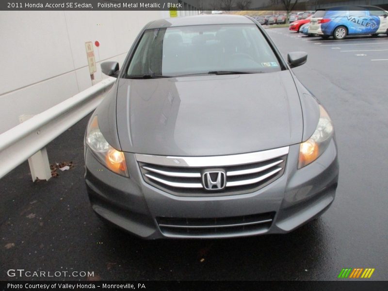 Polished Metal Metallic / Black 2011 Honda Accord SE Sedan