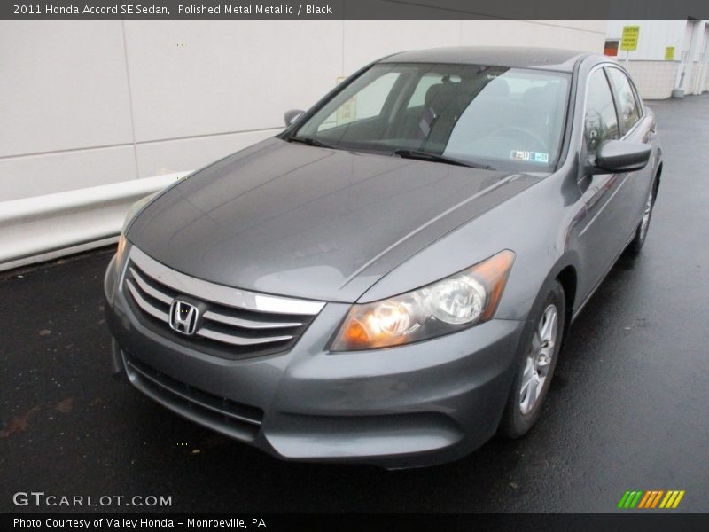 Polished Metal Metallic / Black 2011 Honda Accord SE Sedan