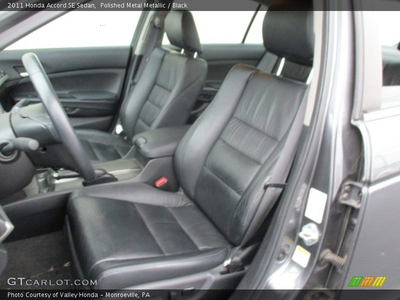 Polished Metal Metallic / Black 2011 Honda Accord SE Sedan