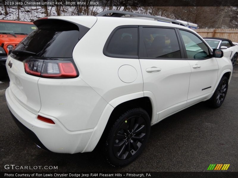 Bright White / Black 2019 Jeep Cherokee Limited 4x4