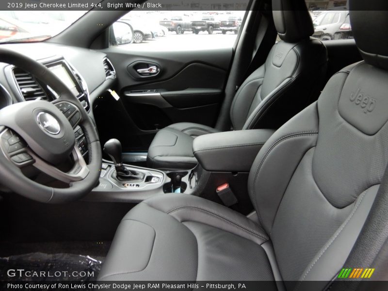 Bright White / Black 2019 Jeep Cherokee Limited 4x4