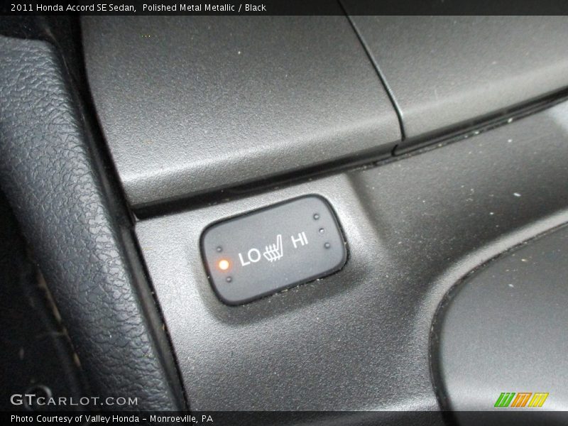 Polished Metal Metallic / Black 2011 Honda Accord SE Sedan