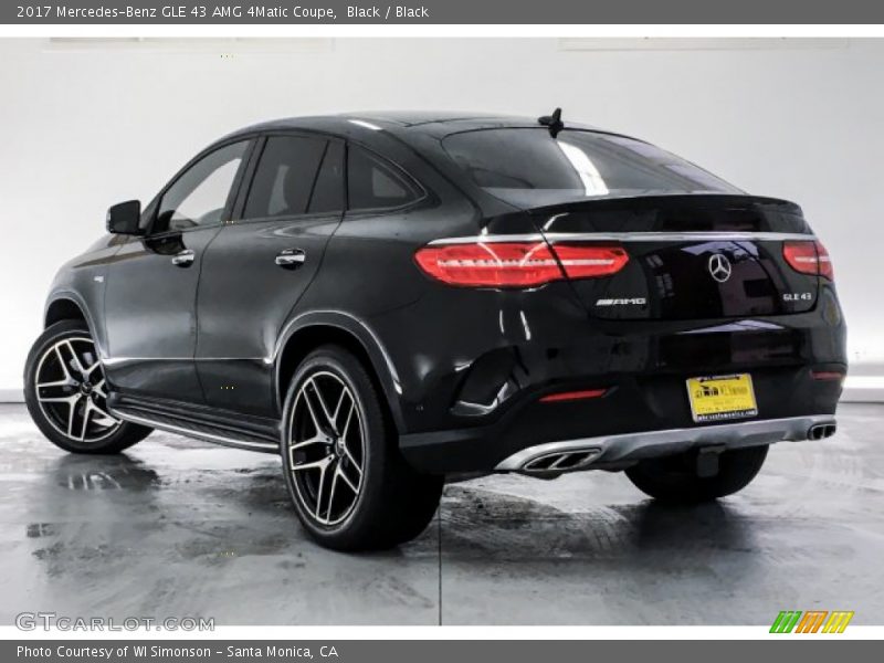 Black / Black 2017 Mercedes-Benz GLE 43 AMG 4Matic Coupe