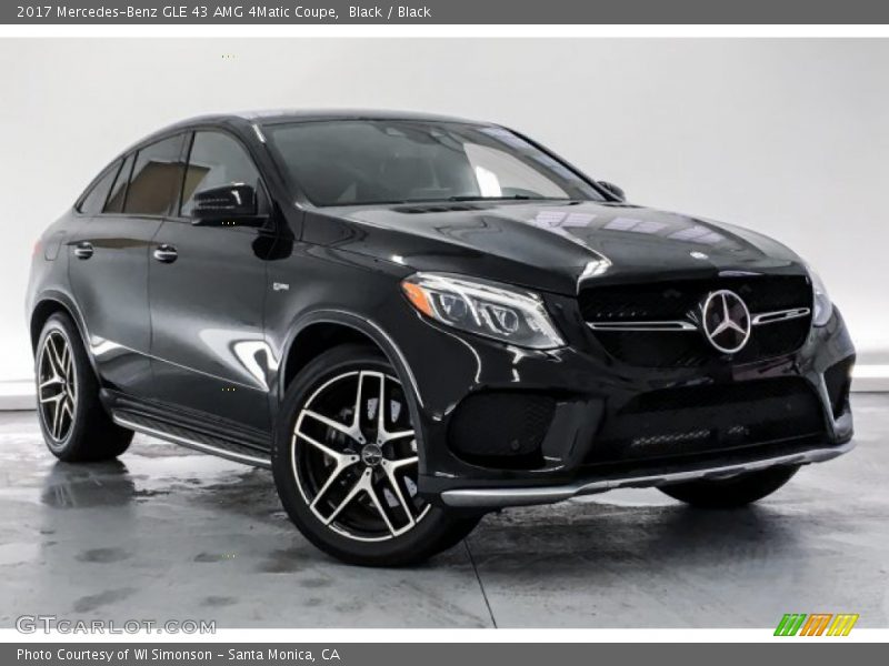 Black / Black 2017 Mercedes-Benz GLE 43 AMG 4Matic Coupe