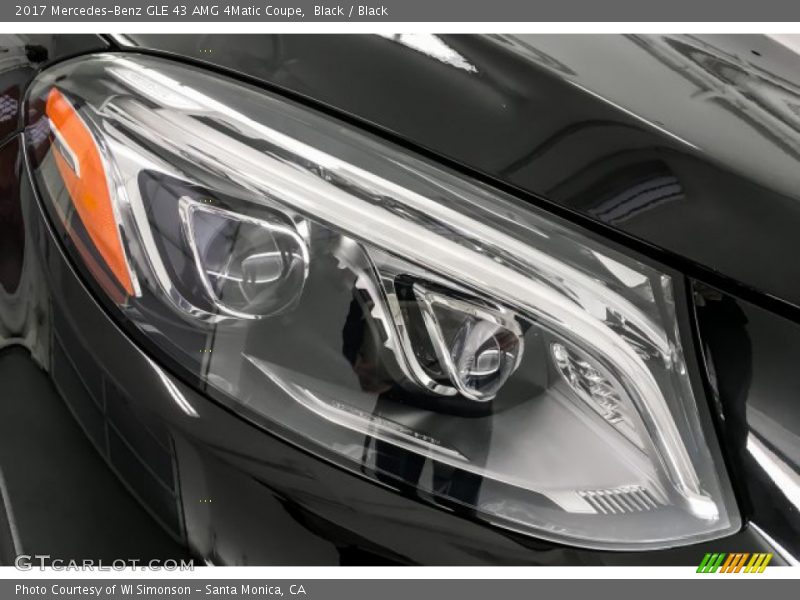 Black / Black 2017 Mercedes-Benz GLE 43 AMG 4Matic Coupe