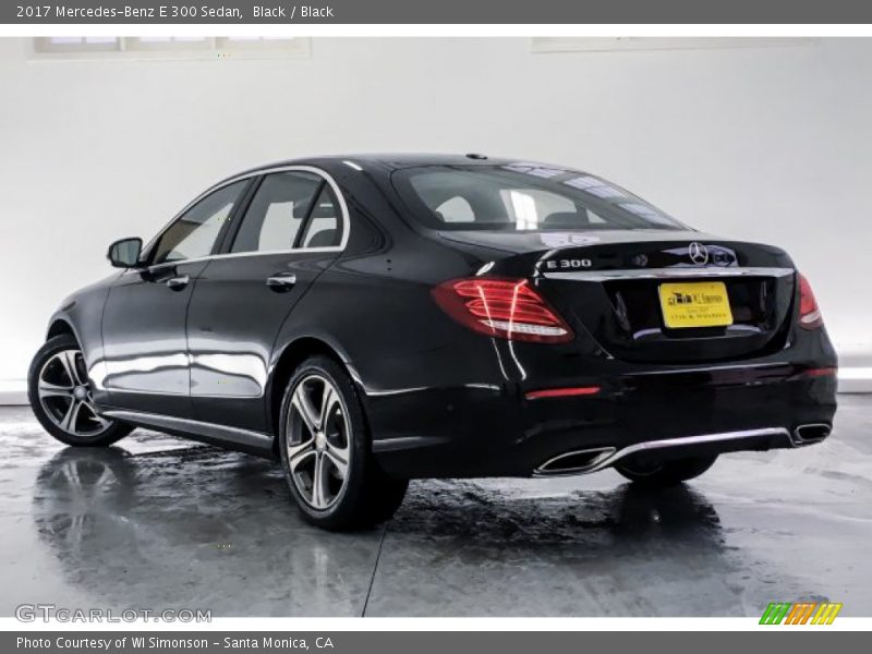 Black / Black 2017 Mercedes-Benz E 300 Sedan
