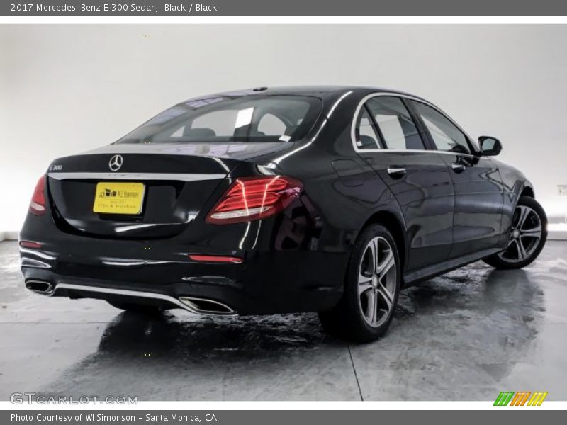 Black / Black 2017 Mercedes-Benz E 300 Sedan
