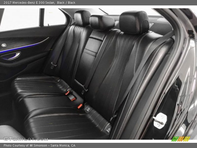 Black / Black 2017 Mercedes-Benz E 300 Sedan