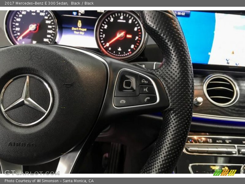 Black / Black 2017 Mercedes-Benz E 300 Sedan