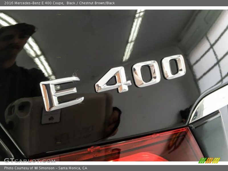 Black / Chestnut Brown/Black 2016 Mercedes-Benz E 400 Coupe