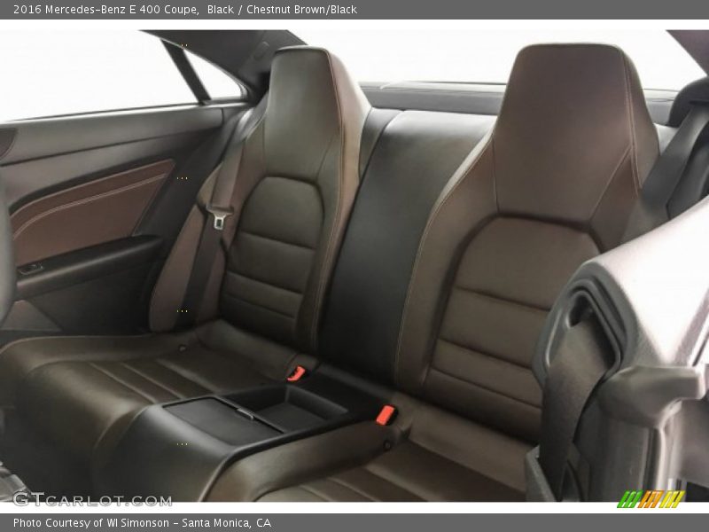 Black / Chestnut Brown/Black 2016 Mercedes-Benz E 400 Coupe