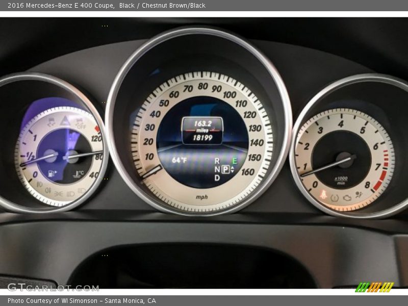 Black / Chestnut Brown/Black 2016 Mercedes-Benz E 400 Coupe